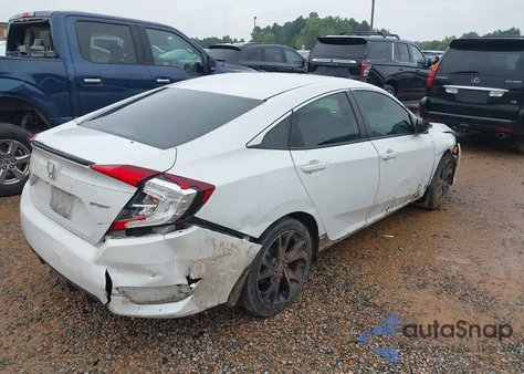 2021 Honda Civic Sport from USA, damaged, VIN 2HGFC2F83MH539368